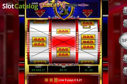Οθόνη3. Liberty Multiplier Retro Roller Κουλοχέρης
