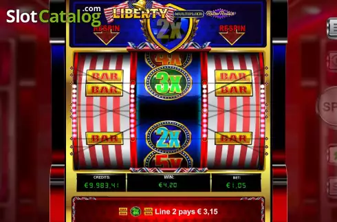 Οθόνη5. Liberty Multiplier Retro Roller Κουλοχέρης
