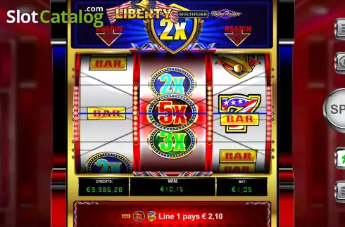 Οθόνη7. Liberty Multiplier Retro Roller Κουλοχέρης