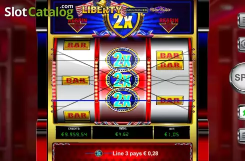 Οθόνη9. Liberty Multiplier Retro Roller Κουλοχέρης