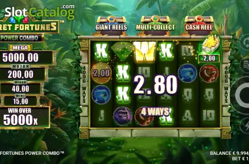 Οθόνη4. Secret Fortunes Power Combo Κουλοχέρης