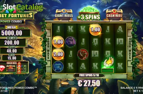 Οθόνη8. Secret Fortunes Power Combo Κουλοχέρης