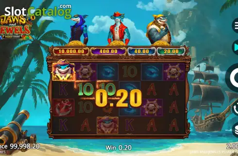 Οθόνη3. Jaws and Jewels Power Combo Κουλοχέρης