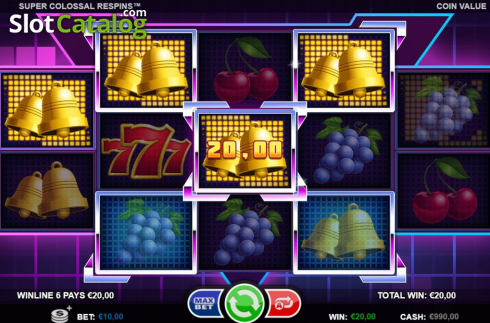 Οθόνη3. Super Colossal Respins Κουλοχέρης