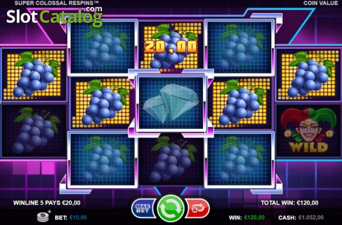 Οθόνη5. Super Colossal Respins Κουλοχέρης