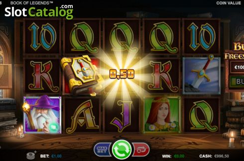 Οθόνη3. Book of Legends (Games Inc) Κουλοχέρης