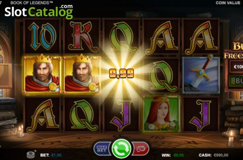 Οθόνη4. Book of Legends (Games Inc) Κουλοχέρης