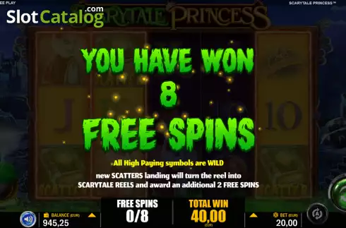 Οθόνη4. Scarytale Princess Κουλοχέρης