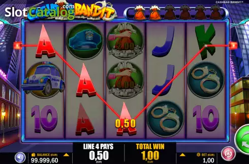 Οθόνη3. Cashbag Bandits Κουλοχέρης