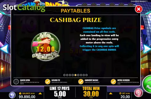 Οθόνη7. Cashbag Bandits Κουλοχέρης