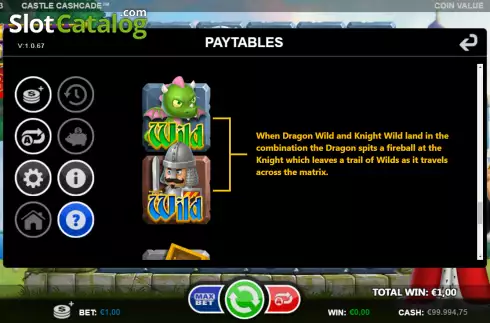 Οθόνη7. Castle Cashcade Κουλοχέρης