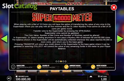 Οθόνη5. Fairground 60k Κουλοχέρης