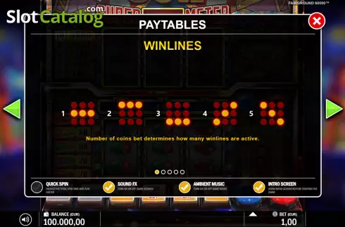 Οθόνη7. Fairground 60k Κουλοχέρης