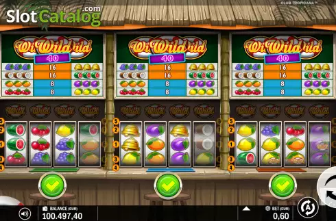 Οθόνη2. Club Tropicana Wild Κουλοχέρης