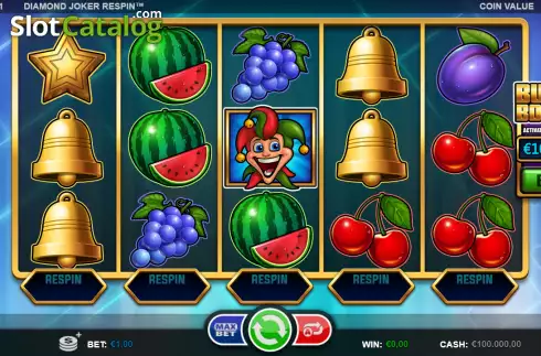 Οθόνη2. Diamond Joker Respin Κουλοχέρης