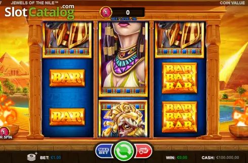 Οθόνη2. Jewels of the Nile (Games Inc) Κουλοχέρης