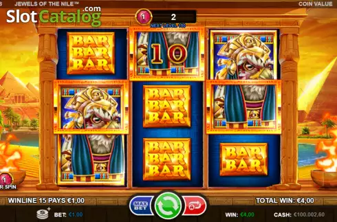 Οθόνη4. Jewels of the Nile (Games Inc) Κουλοχέρης