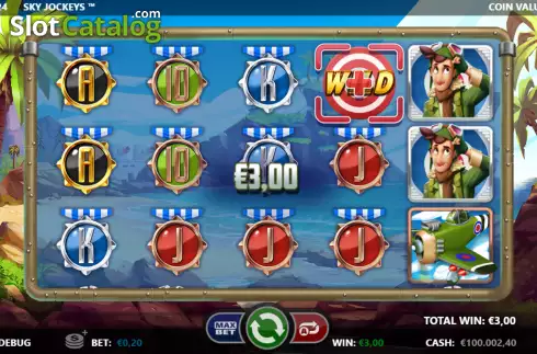 Οθόνη3. Sky Jockeys Κουλοχέρης
