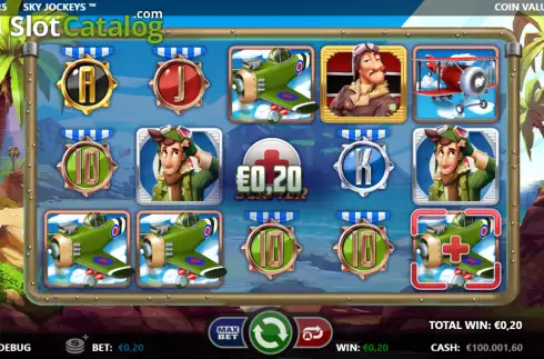 Οθόνη4. Sky Jockeys Κουλοχέρης