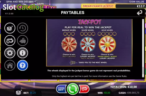 Οθόνη9. Spin and Win Deluxe (Games Inc) Κουλοχέρης
