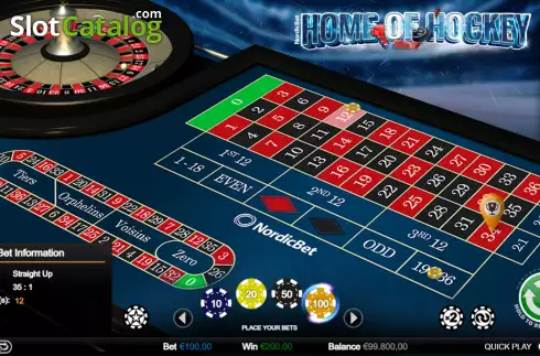 Οθόνη4. Home of Hockey European Roulette Κουλοχέρης