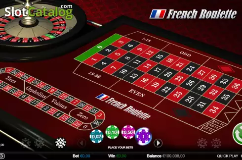 Οθόνη4. French Roulette (Games Inc) Κουλοχέρης