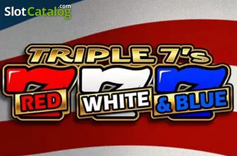 Triple 7's Red White and Blue Λογότυπο Triple 7's Red White and Blue Λογότυπο