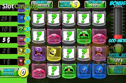 Οθόνη2. Jackpots of Goo Instant Win Κουλοχέρης