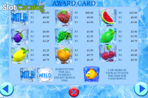 Οθόνη2. Frozen Fruits (Games Warehouse) Κουλοχέρης