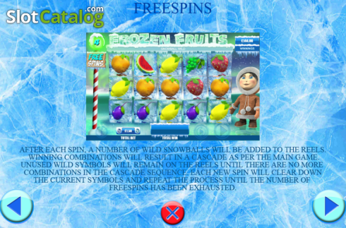 Οθόνη5. Frozen Fruits (Games Warehouse) Κουλοχέρης