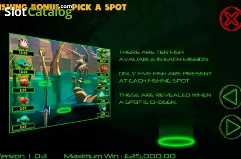 Πίνακας πληρωμών 7. Fishin' Impossible Κουλοχέρης