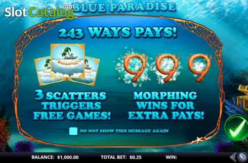 Οθόνη2. Blue Paradise Κουλοχέρης