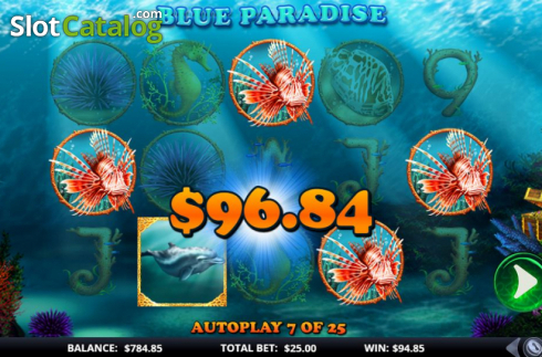 Οθόνη5. Blue Paradise Κουλοχέρης