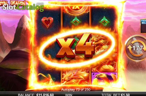Οθόνη5. Royal Dragon Infinity Reels Κουλοχέρης 