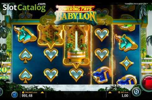 Οθόνη5. Towering Pays Babylon Κουλοχέρης