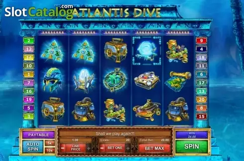 Οθόνη2. Atlantis Dive Κουλοχέρης