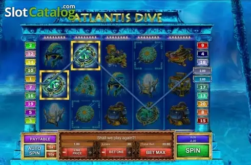 Οθόνη3. Atlantis Dive Κουλοχέρης