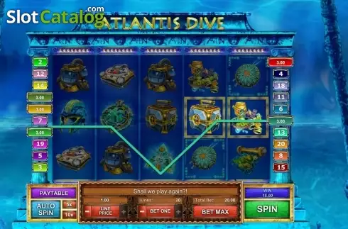 Οθόνη4. Atlantis Dive Κουλοχέρης