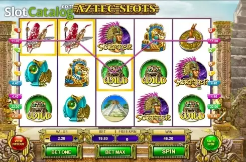 Οθόνη4. Aztec Slots Κουλοχέρης