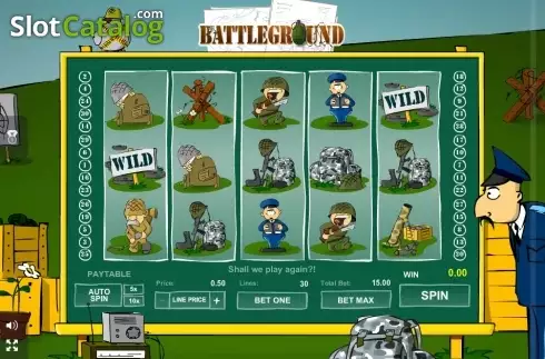 Οθόνη2. Battleground Spins Κουλοχέρης