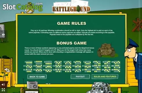 Οθόνη6. Battleground Spins Κουλοχέρης