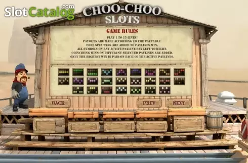 Οθόνη6. Choo-Choo Slots Κουλοχέρης