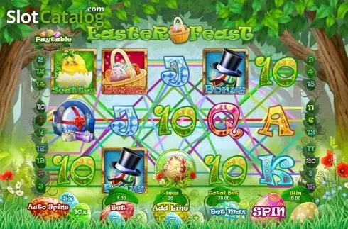 Οθόνη2. Easter Feast Slot Κουλοχέρης
