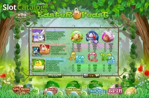 Οθόνη5. Easter Feast Slot Κουλοχέρης