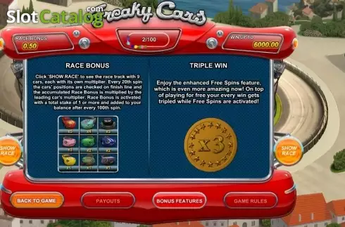 Οθόνη7. Freaky Cars Κουλοχέρης