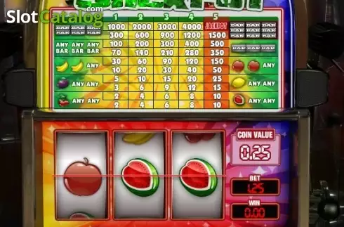 Οθόνη2. Fruit Salad Jackpot Κουλοχέρης