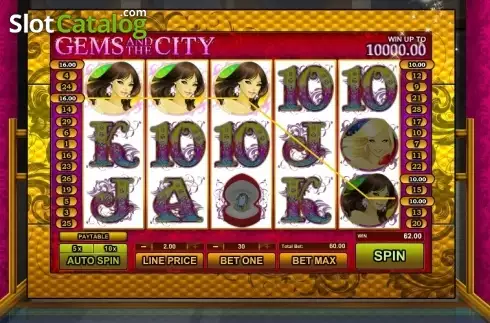 Οθόνη3. Gems and the City Κουλοχέρης