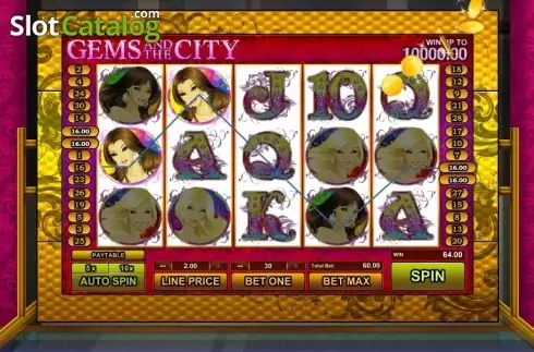 Οθόνη4. Gems and the City Κουλοχέρης