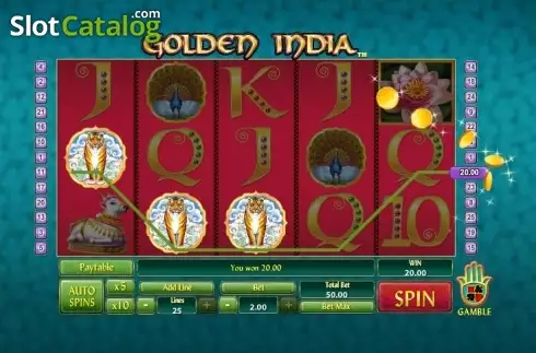 Οθόνη4. Golden India Slots Κουλοχέρης
