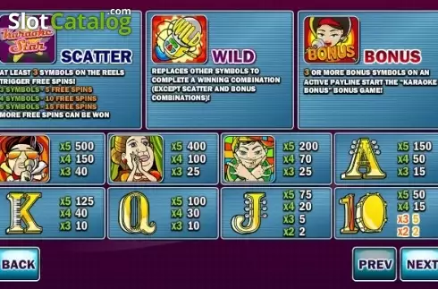 Οθόνη6. Karaoke Star Slots Κουλοχέρης